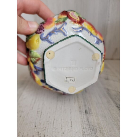 Fitz Floyd fruit bowl mini ceramic vintage dish home decor - Picture 3 of 6